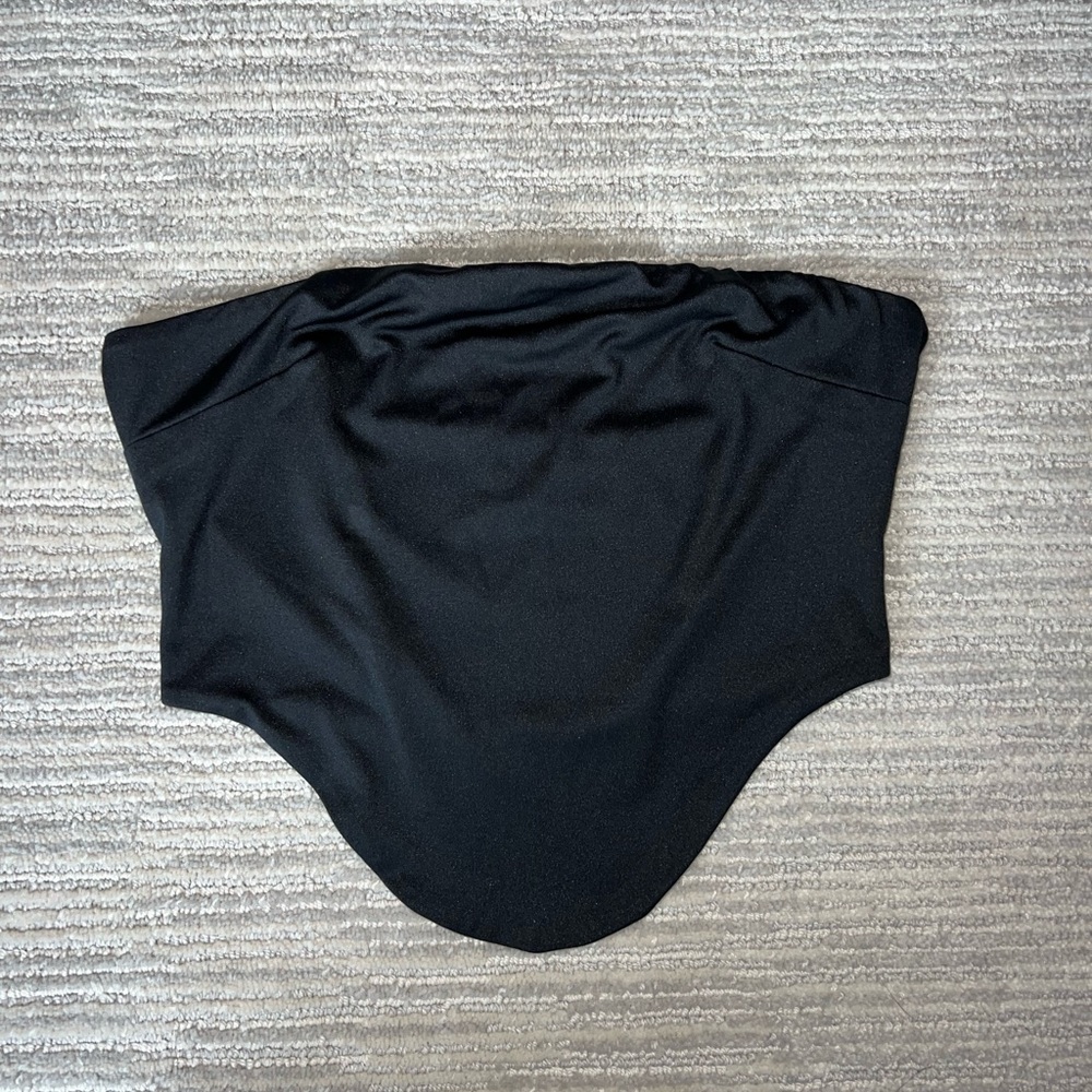 Tiger Mist Black Bandeau Top